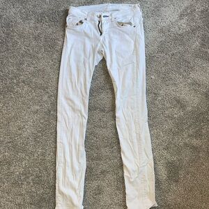 Low rise skinny jeans